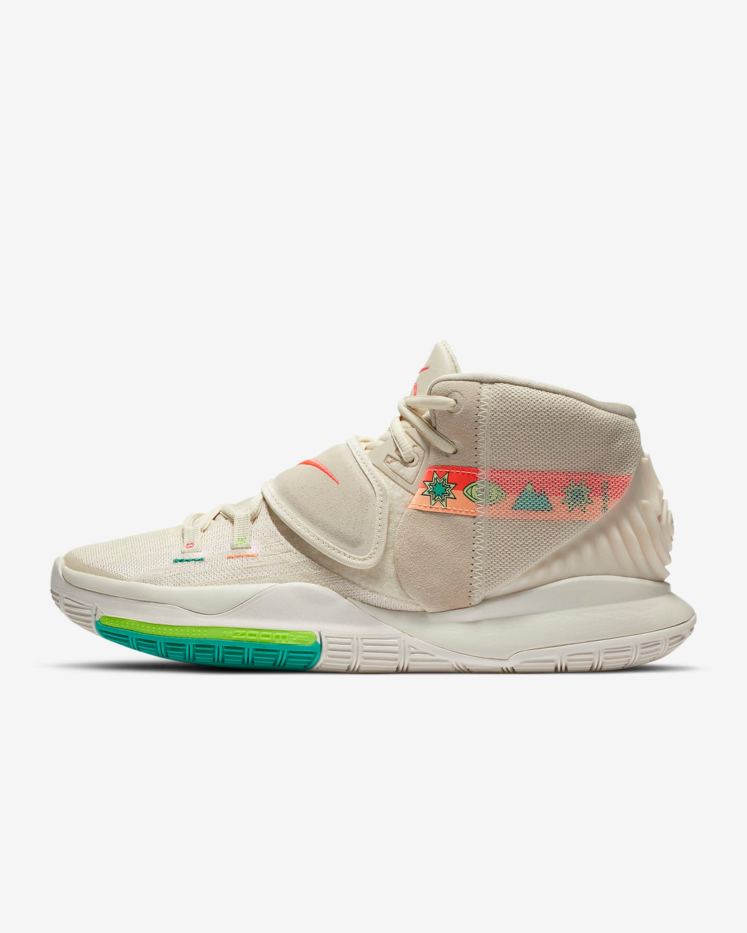 ナイキ NIKE Kyrie 6 NIKE KYRIE 6 NEW SIZE 18 90S WHITE OPTI YELLOW DIGITAL PINK